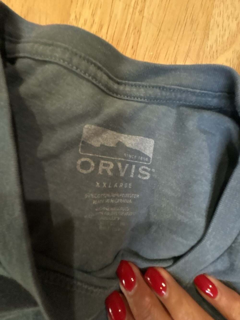 Orvis Men's Blue Graphic T-Shirt XXL  Wildlife Scene - Picture 4 of 7